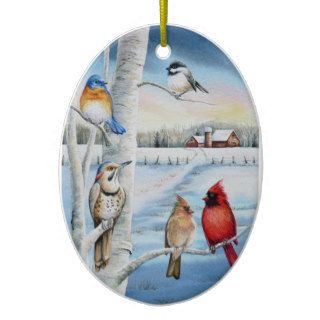 Christmas Greetings Christmas Tree Ornaments