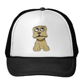 Cartoon Puppy Eyes Dog Trucker Hats