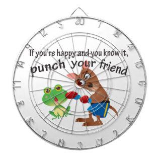 Happy & You Know It Punch Your Friend Dartboards