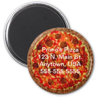 Custom Pizzeria Pizza Promotional Magnet