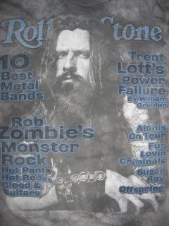 XL T shirt Rolling Stone   Rob Zombie Cover Art, Stonewash Look [Adult Extra Large]  Other Products  