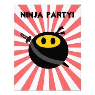 Ninja smiley face invite
