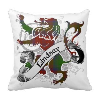 Lindsay Tartan Lion Pillows