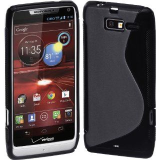 Cimo S Line Back Case Flexible TPU Cover for Motorola DROID RAZR M (XT907, 4G LTE, Verizon)   Black Electronics