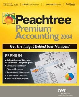 Peachtree Premium Accounting 2004 Software
