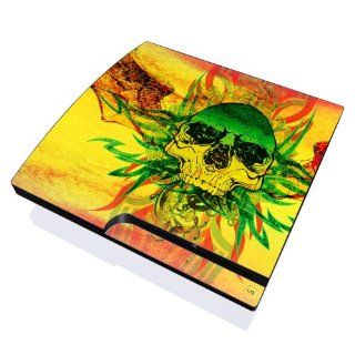 Hot Tribal Skull Design Skin Decal Sticker for the Playstation 3 PS3 SLIM Console Software