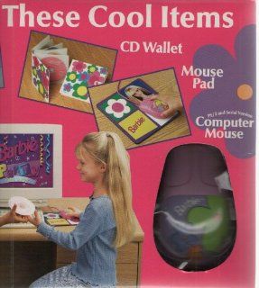 Barbie Cool Stuff For Computers Mouse, Mouse Pad, Software and CD Wallet Video Games