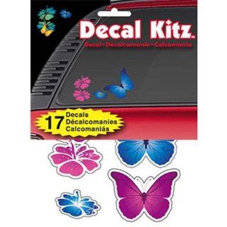 Decal Hibiscus / Butterfly Deca Automotive