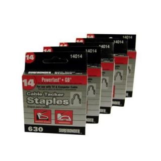 Surebonder 1/4 in. Cable Tacker Staples Round 14014 x 5