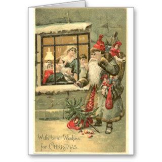 Vintage Santa Claus Greeting Cards