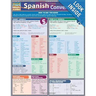 Spanish Conversation (Quickstudy Academic) Inc. BarCharts 9781572228474 Books