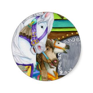 Carousel Horse Sticker