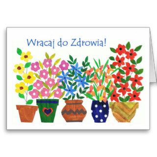 Get Well Soon Card   Polish Greeting