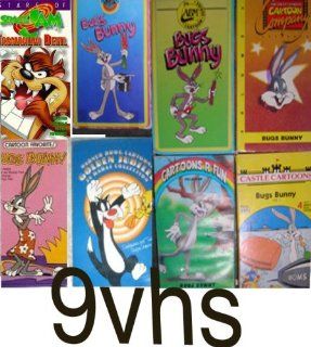 bugs bunny pack  9 volume set  bugs buunny vol 1, bugs bonny, stars of space jam, bugs boony vol 2, bugs bunny, Bugs Bunny Came To Supper , bugs bunny all this and rabbit stew, Warner Brothers Golden Jubilee 24 Karat Collection Sylvester & Tweety'