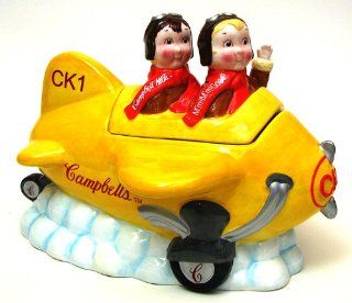 Campbell's Soup Kids Collector's Edition Airplane Cookie Biscuit Jar   Aiming High II Kitchen & Dining