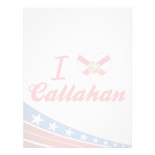 I Love Callahan, Florida Letterhead