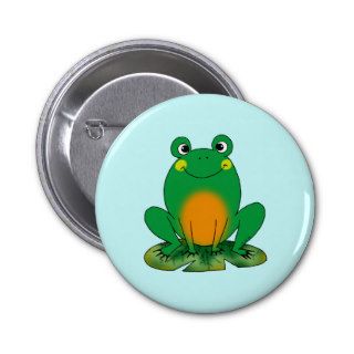 Green frog buttons