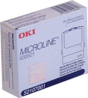 Oki Microline 520/521 Black Fabric Ribbon 4m Characters Electronics