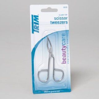 Trim Slant Tip Scissor Tweezers  Beauty
