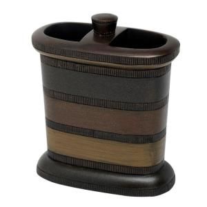 India Ink Desoto Toothbrush Holder in Shades of Oil Rubbed Bronze, Gold and Bronze 5959526615