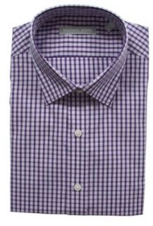 Michael Kors Non Iron Dress Shirt   Violet Gingham, 15.5 32/33 at  Men�s Clothing store No Iron Dress Shirts
