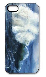 Scenery Landscape Ocean Beach Boat Fashion Scratch Proof Iphone 5 Case Cell Phones & Accessories