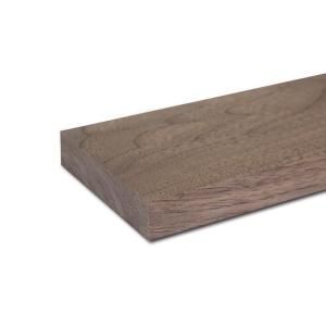 Sure Wood Forest Products 1 x 4 x 6 Walnut S4S Premium Hardwood Board 326172