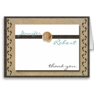 Footprints in the Sand Thank You Card