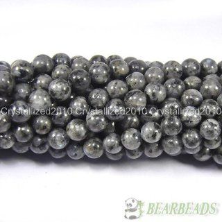 16inch strand 8mm Natural Larvikite Labradorite Gemstone Round Beads Jewelry Making Supplies Supply Crafts  