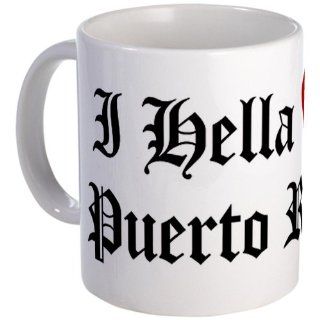  Hella Love Puerto Rico Mug   Standard Kitchen & Dining