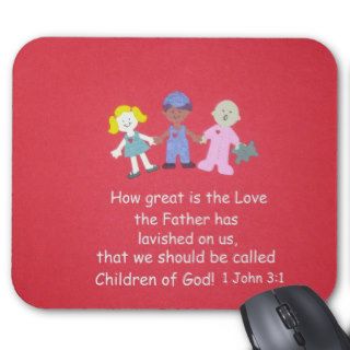Children with Bible Verse Mousepads