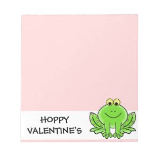 Love Frog Funny Greeting Hoppy Valentine's Day Scratch Pad