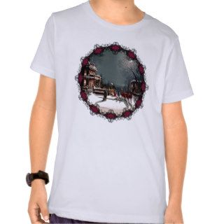 Victorian Christmas Party Kids Shirt