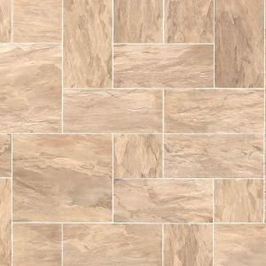 Hampton Bay Slate Taupe 10 mm Thick x 15 1/2 in. Wide x 46 2/5 in. Length Click Lock Laminate Flooring (20.02 sq. ft. / case) 844267