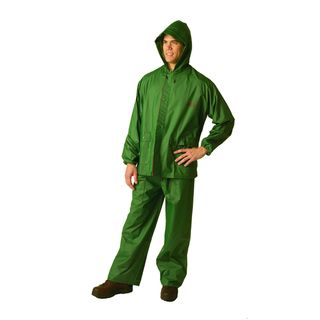 Texsport Laminated X Large Forest Green Nylon Rain Suit Texsport Other Camping Gear
