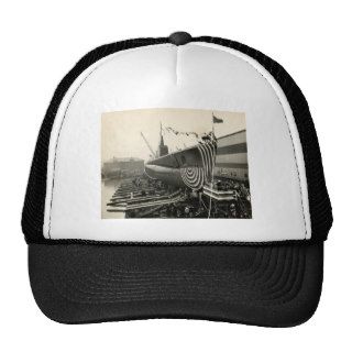 WWII Launch USS Peto Mesh Hats