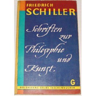 Schriften zur Philosophie und Kunst Taschenbuch Goldmann 524 Books