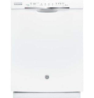 GE GDF540HGDWW 24" White Full Console Dishwasher   Energy Star Appliances