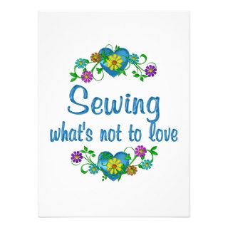Sewing to Love Personalized Invite