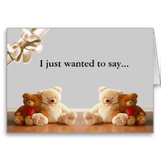 Teddy Bear Friends Set Greeting Cards
