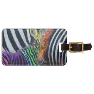 dare to be different Baby Zebra Design by GG Burns Luggage Tag