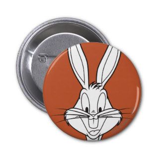 Bugs Bunny Face Smiling Button