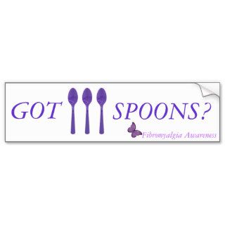 Got Spoons? Bumper Stickers