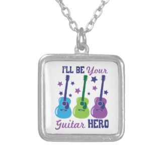 I'll Be Your Guitar Hero Personalized Necklace