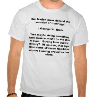 Our Nation must defend the sanctity of marriageShirt