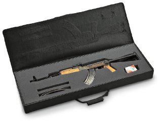 Bulldog Hard Sided Nylon 40 x 14 Inch Black Tactical Case (Fits Ar 15 M4/M6)  Gun Cases  Sports & Outdoors