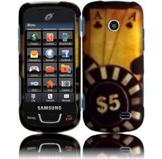 Ace Poker Design Hard Case Cover for Samsung T528G Cell Phones & Accessories
