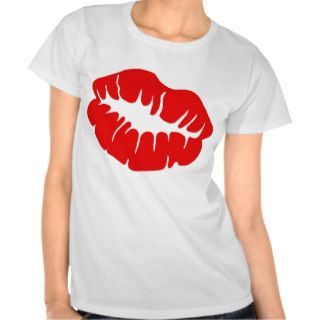 Red Lips Ladies T Shirt