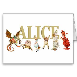 Alice Through the Looking Glass Card