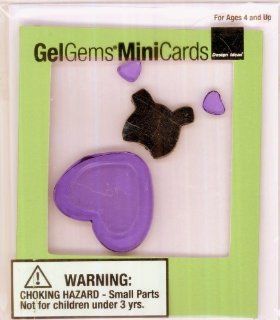 GelGems Teddy Bear Hearts Mini Card Kitchen & Dining